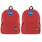 Bazic Classic Backpack 17in Red, PK2 1052 - alternate 1